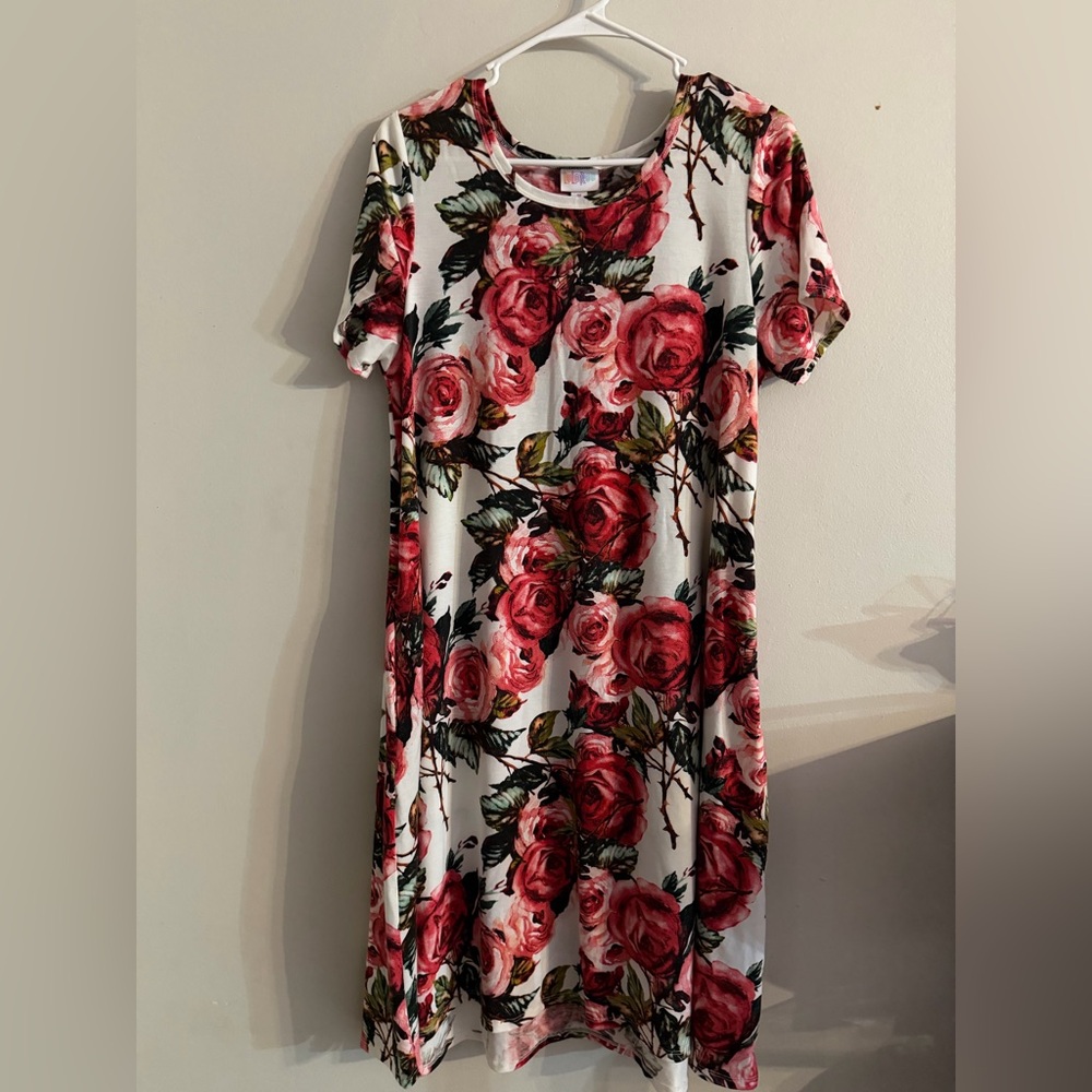 Lularoe Floral Print Women's Dress